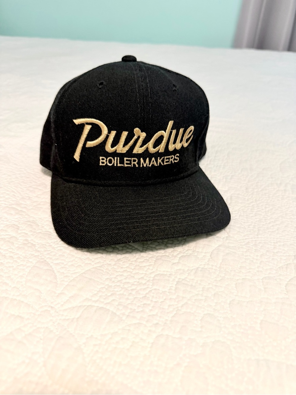 Vintage Sports Specialties Purdue Boilermakers single line Script Wool Hat Cap